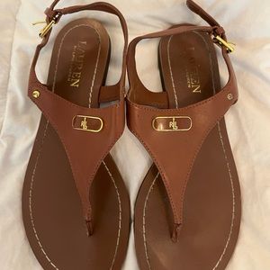 Brown Ralph Lauren Sandals